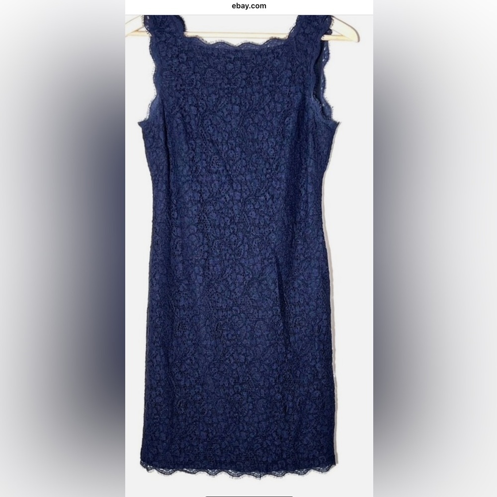 Adrianna Papell lace sheath dress